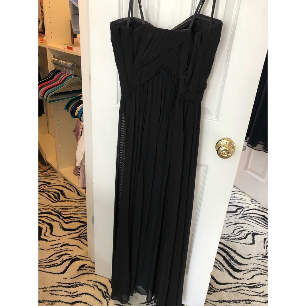 Strapless black formal dress - size 12 - Picture 3 of 4